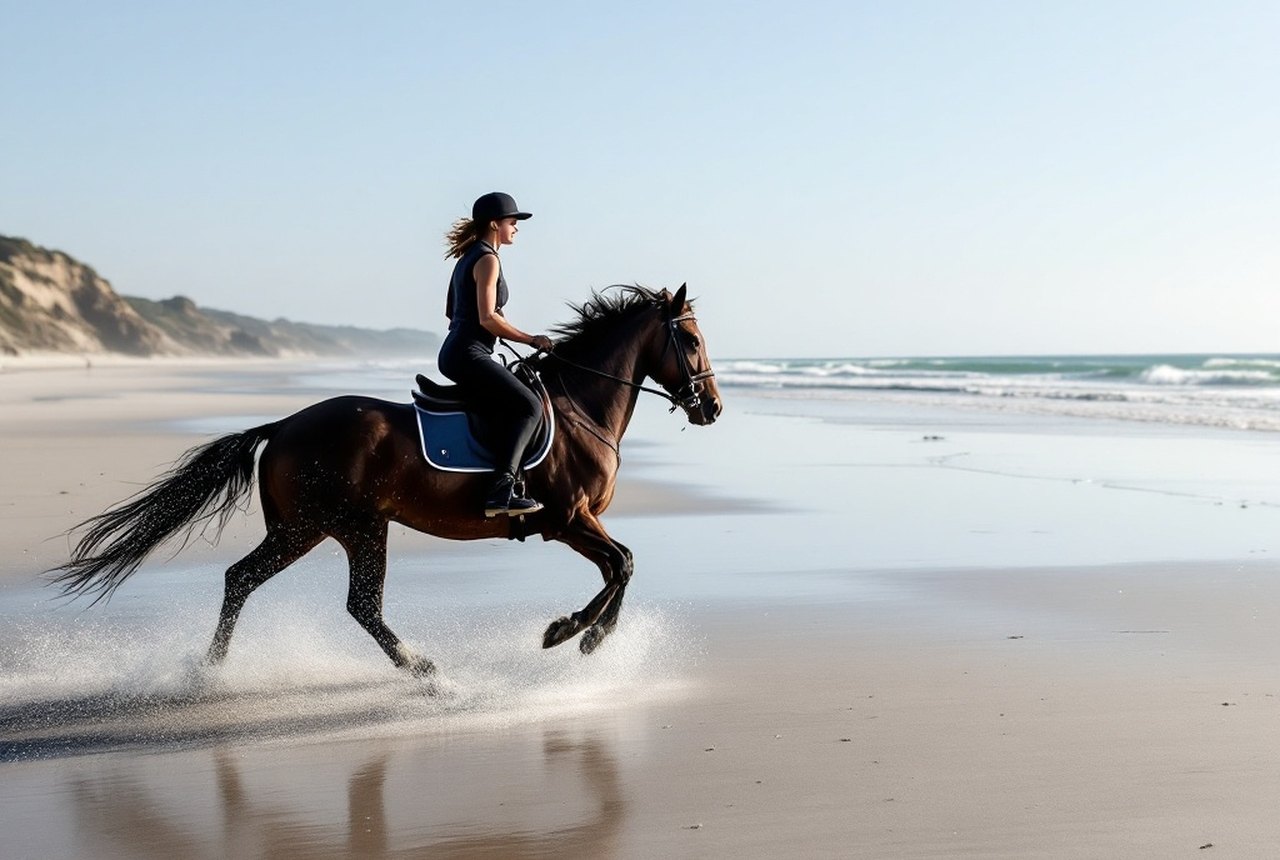 Varied French riding country — coast, forest and vineyard